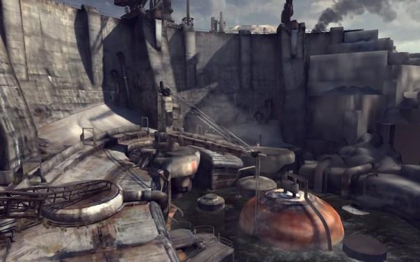 If each set of textures were a separate game, I think I'd rather play the one on the right