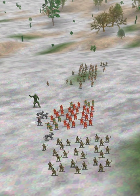 This is an awful army formation for fighting human-controlled players, but it's tremendous against AI