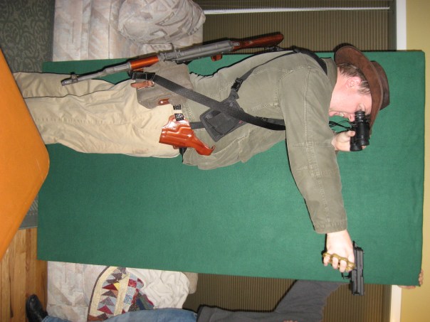 Fun factoid #1: Adam is the one holding the screen, on the right.