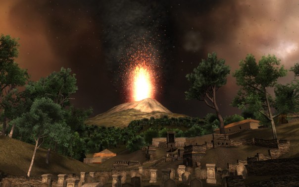 Even the distant trees look extra sprite-ish.