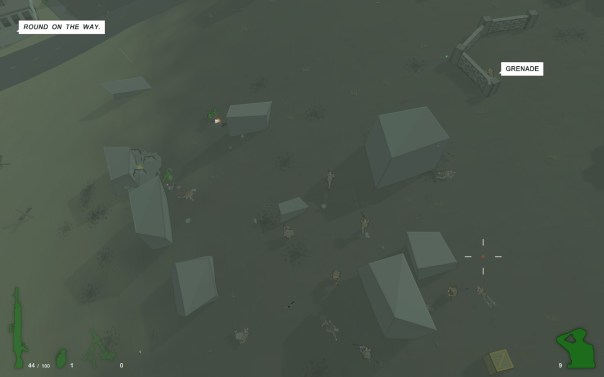 I love the fact that little speech bubbles pop up when soldiers shout things. And though you would think they would be a problem, I have never once noticed them getting in the way.