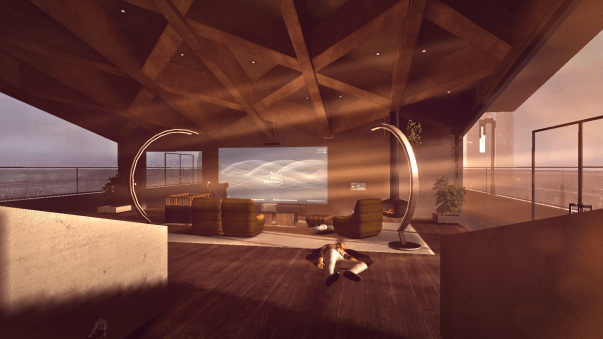 I also considered saying: It's nice, but you can't escape the fact that there's a dead dude on the floor. Feel free to vote on the better final score.