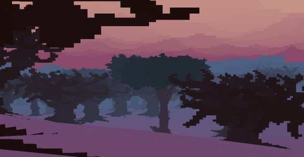 This scene is the one that reminded me of my parents' gully.