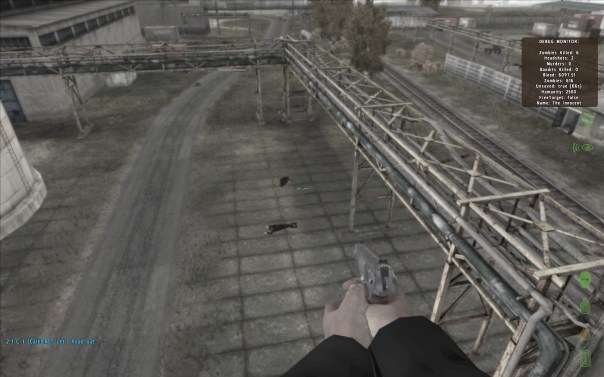 I continued to hold my empty gun because of the comfort it afforded, pathetic and ineffectual as it sounds now.