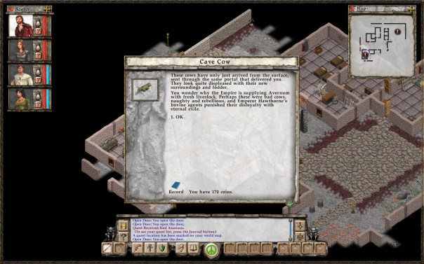 Sadly, you can't have a cow join your quest of escape and revenge. Not until the sequel, anyway.