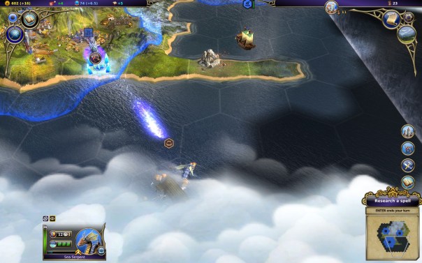 The sea creatures are brutally hard at first. I'd recommend not playing "islands" maps until you have a game or two under your belt.