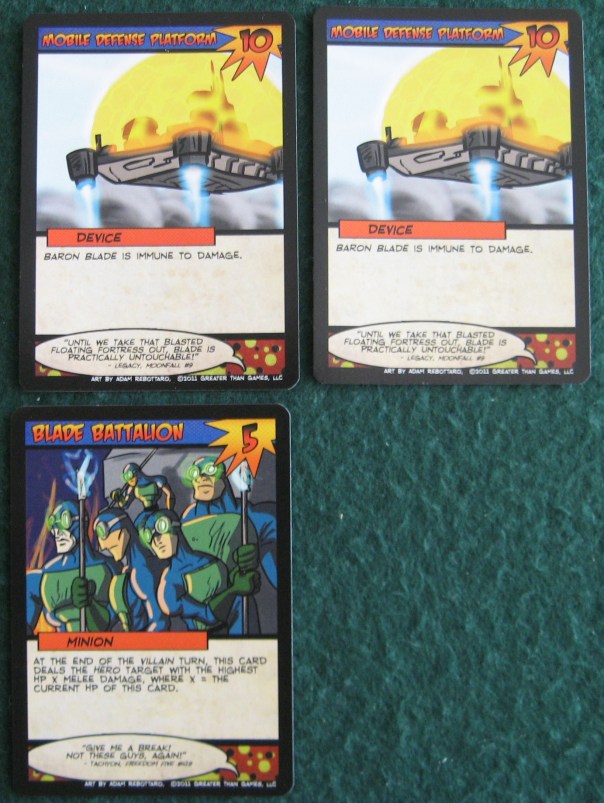 The minions resent being dressed this way, but they live in constant fear of the Baron's blade.