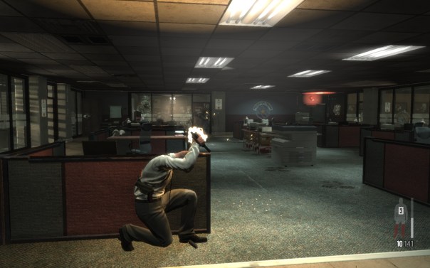 That cop is wondering how blind fire could be so accurate, and thinking about how his high school sweetheart will manage to raise their four children alone. (serious contemplation not included in MP3)