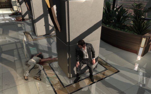 He looks wet because he fell in a pool. Or so he says. Hey, it's *hot* in Brazil.