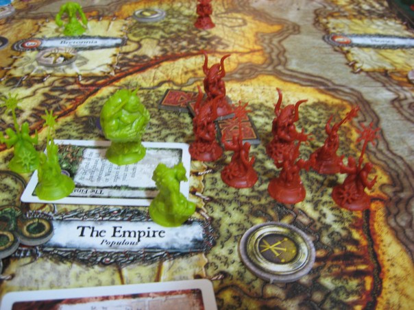 The pieces are bright to help with board readability, but they wreak havoc on my camera's ability to focus.