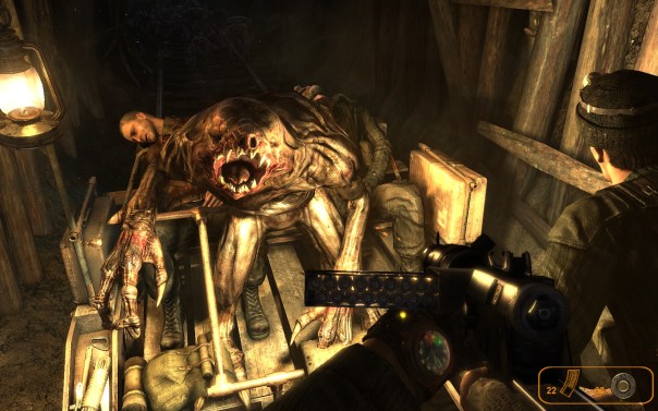 Shaking their shoulders gets them up, but this thing's butt in their face doesn't do a thing.