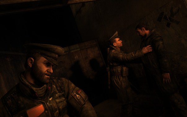 You actually just misinterpret their intentions. If you could understand Russian, you'd hear that they're saying, "Come, brother! Today is Hug A Stalinist Day!"