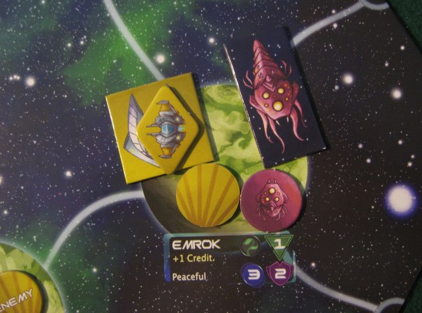 If you ever get Somerset to play the parasites, you'll be treated to some impressive gurgling noises every time she attempts to infest a planet.