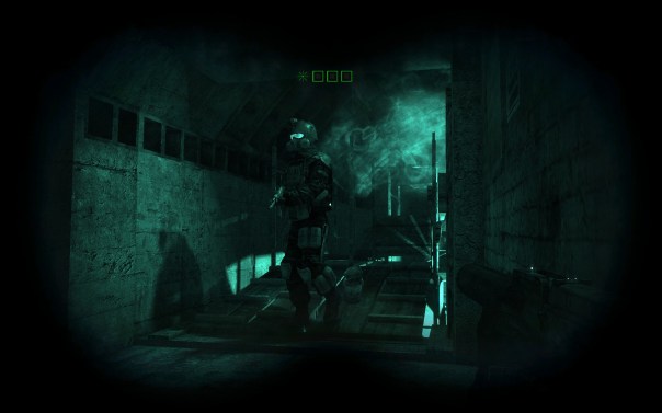 Every time I sneak through this level, I have the hardest time not popping this guy in the fact. No idea why he's the one sentry to elicit such ire.