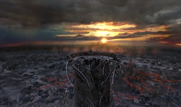 What could have happened: a nice sunrise. In reality, it rained. Ah well, the ending is only 95% perfect.