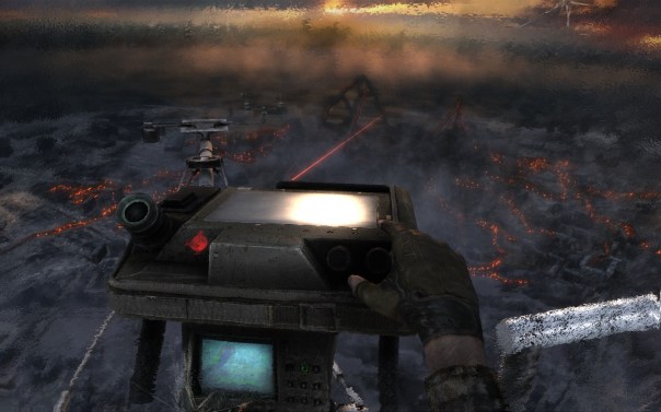 Why you couldn't have done this from halfway up the tower, in full sight of the same hive, I have no idea. That last few meters makes all the difference, I suppose.