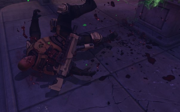 His last horrified thought as the plasma burns into his armor is that he fears they'll pollinate him too. Unfortunately SPOILER they might. His last horrified thought as the plasma burns into his armor is that he fears they'll pollinate him too. Unfortunately SPOILER they might.