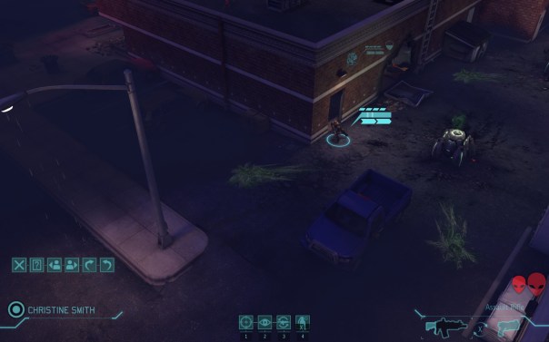 She wasn't about to displace to the alien pod. It's *still* spewing green mist. She wasn't about to displace to the alien pod. It's *still* spewing green mist.