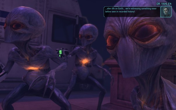 If the humans had researched the Alien Language Translator, they would have heard, "Hey!" If the humans had researched the Alien Language Translator, they would have heard, "Hey!"