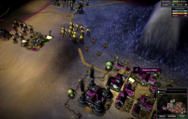 A raiding army of bandits in the forest to the east of the city also complicated things.