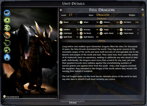 For bonus points, check out the stat differences between this and the Warg Mage above.