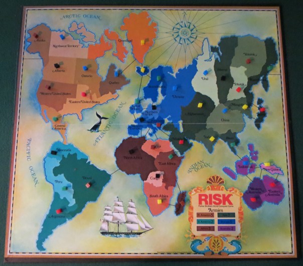 Really small by my standards today. In fact, all of that copy of Risk was small.