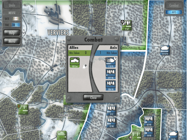 Movement isn't as easy as it might look, especially when bridges are involved. You can't exactly move three divisions of armor across a single bridge in an hour, after all.