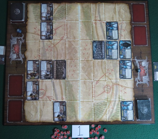 Yes, we may have intentionally placed our custom dice faction symbol face-up, just for your viewing pleasure.