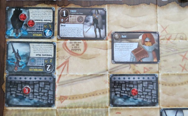 Or would a-raidin' be better?