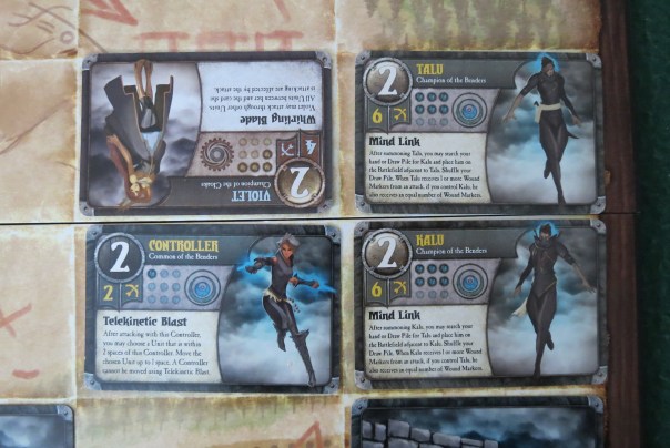 If you position their cards just right, it looks like they're evilly holding hands and skipping to your doom.