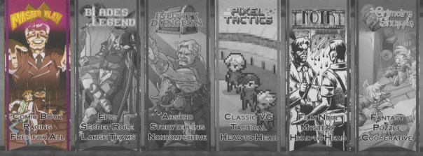 Did I choose to begin with Master Plan because it was the simplest of the Minigame Library's six games? Or because it had the shortest manual entry? Or because its theme caught my attention? No. I chose Master Plan first because its picture was the first one on the side of the box.