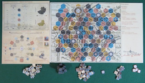 DISCLAIMER: I didn't make this, Todd Sanders did at my request (and PayPal transfer). My copy would have been identifiable by its distinct third-grader feel, largely because my crack team of Print 'n Play assemblers have all decided to supplement their family's income in this difficult economic time rather than attending school. DISCLAIMER: I didn't make this, Todd Sanders did at my request (and PayPal transfer). My copy would have been identifiable by its distinct third-grader feel, largely because my crack team of Print 'n Play assemblers have all decided to supplement their family's income in this difficult economic time rather than attending school.