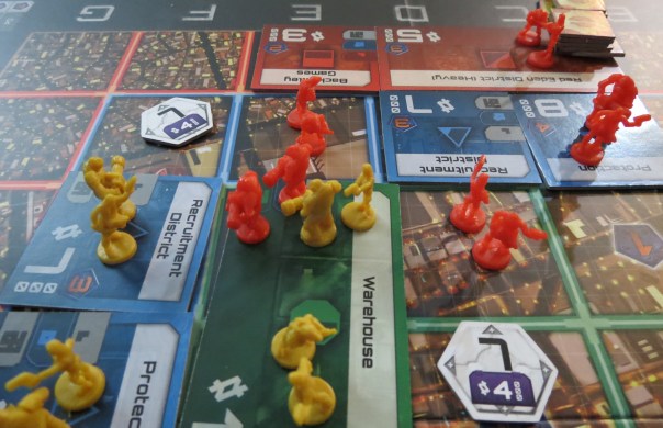 We're technically breaking the rules by placing the development tiles face-up. Technically you're supposed to remember which is which through the aid of arcane symbols.