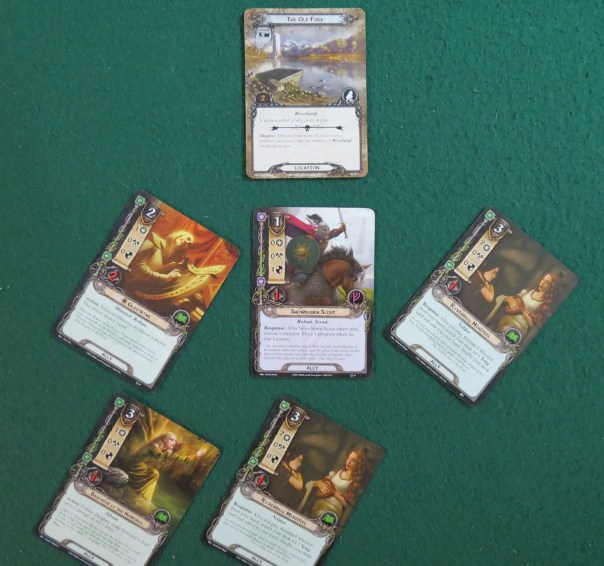 You have one boat. It can hold two, maybe three if they're skinny or hobbits. Glorfindel can't share a boat with a minstrel or they'll sing forever and slow you down for hours. For obvious reasons, Dúnhere can't be trusted with the Daughter of the Nimrodel. If left alone, the Snowbourn Scout will eat Bilbo. Nobody's sure how Gléowine will react to the water, of which he is deathly afraid. The quest is to cross the river, leaving each member of the fellowship alive. How do you do it?