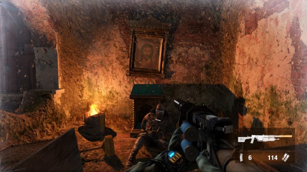 "Before I kill you, please tell me more about this Jesus to whose shrine you have absconded."