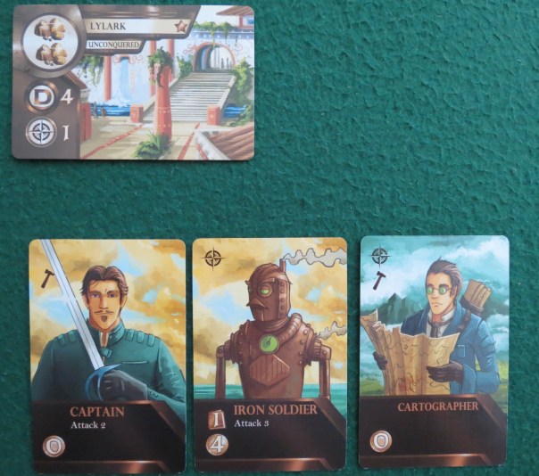 One downside is that there isn't any way to purge your deck of useless cards like the Cartographer. It makes sense though, since he's one of only two truly worthless inhabitants of your deck.