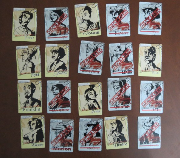 Somerset doesn't appreciate it when I explain precisely how I murdered each victim, and do my best to inject some "Se7en" flavor into the proceedings.