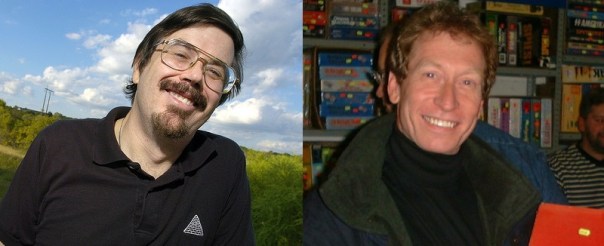 Guess which is which. Hint: the one that isn't Steve Jackson is Steve Jackson.