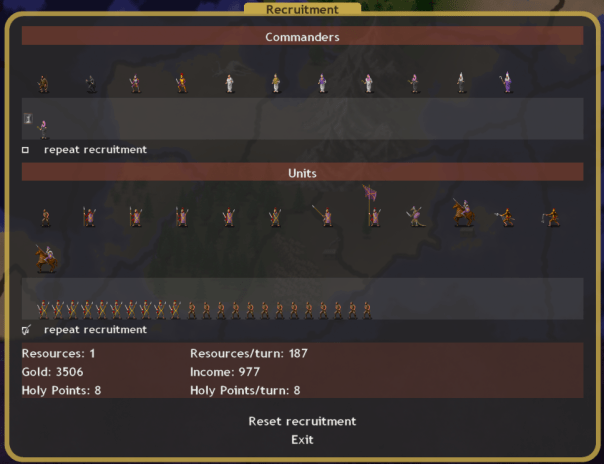 This is from much later in the game though, once I have some real money to my name.