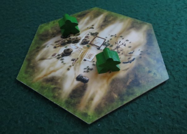 Nothing to eat, but plenty of people live there. Five full huts of 'em!