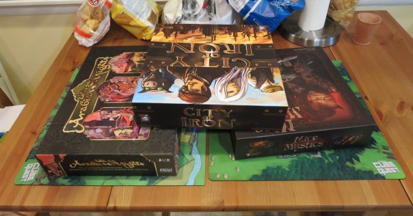 Comments question: What heavy game boxes would YOU use to flatten Cube Quest's mats?