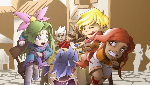 After punching each other for hours, Kavri, Heketch, Hikaru, Kallistar, and unknown-purple-hair-guy decide to play a friendly game of dice duelers. Yes, I figured out their names to make this alt-text unnecessarily "World of Indines"-accurate. Yes, I regret taking so much time to do it.