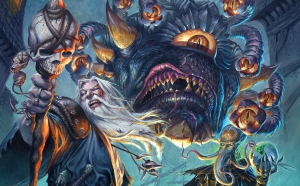 This is an immense improvement over the putty-faced heroes of the original Lords of Waterdeep box art. This is an immense improvement over the putty-faced heroes of the original Lords of Waterdeep box art.