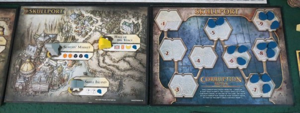 Skullport: OP until you take -56 victory points thanks to corruption.