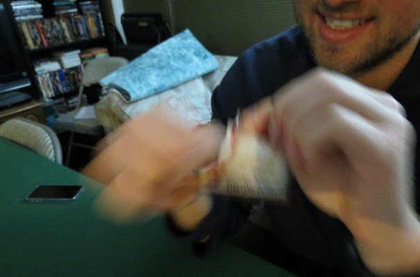 Space-Biff!'s very first action shot.