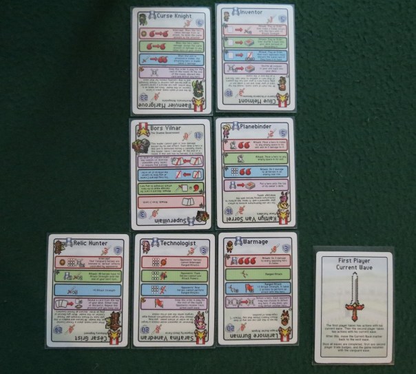 The Warmage is in position for a strength-7 ranged attack in the event that the Relic Hunter and his 8-strength attack gets killed or blocked. SO COOL.