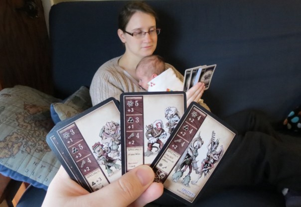 We were going to do a breastfeeding picture to really drive home the point, but society isn't ready for us.