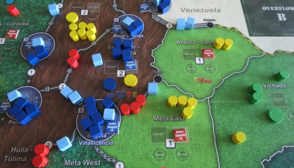 And very well, it appears. The FARC player must not care much about building bases. And very well, it appears. The FARC player must not care much about building bases.