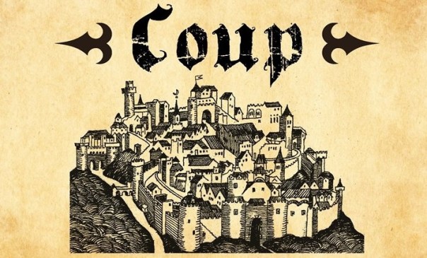 Ah, a beautiful woodcut of a city state, begging to be coup-ed. So much better than that weird Resistance art on the newer edition, with that gal wearing elephant reins or whatever they're supposed to be.