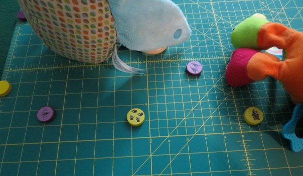 Not pictured: flicking around the flailing limbs of Baby Cate.